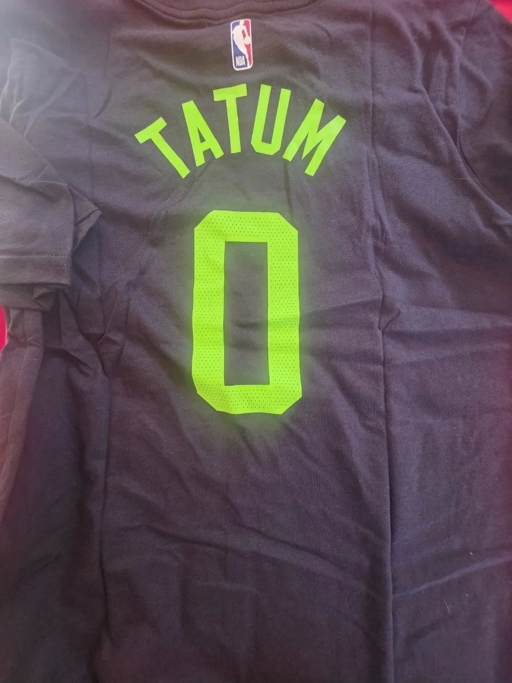Nike Jayson Tatum Celtics Black Tee Youth XL Brand New